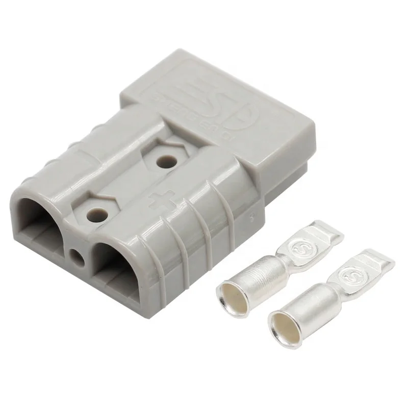 

50A 600V High Current Gray Anderson Powerpole Style Power Connector Plug