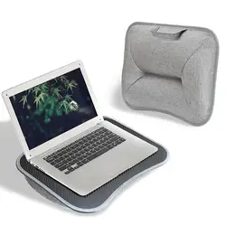Laptop Lap Desk Lap Desk With Pillow Cushion Writing Padded Tray With Handle For Work And Game On Couch