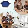 Folding Dice Tray Folding Dice Rolling Mat Desk Organizer Velvet Dice Board Portable Dice Holder Dice Storage Rolling Tray For 5