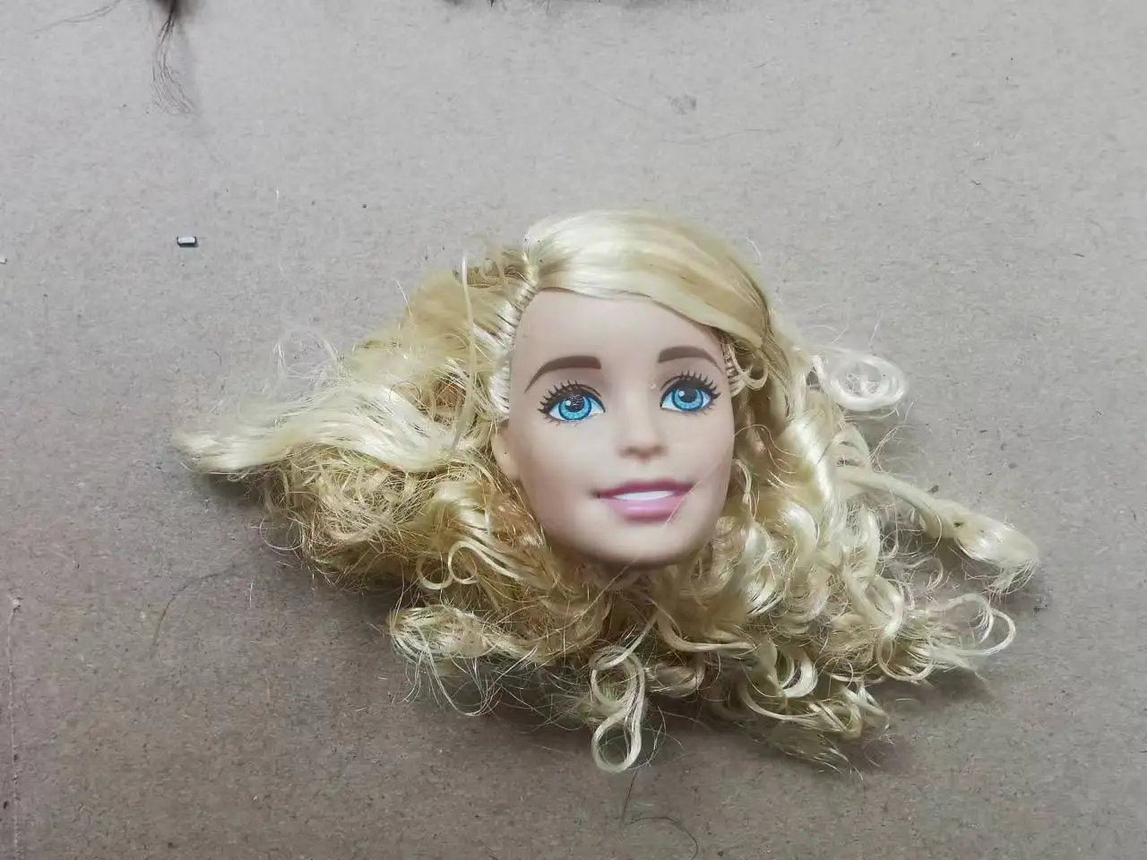 小さな女の子のためのバービーヘッドギフト,27cm,髪のための収集