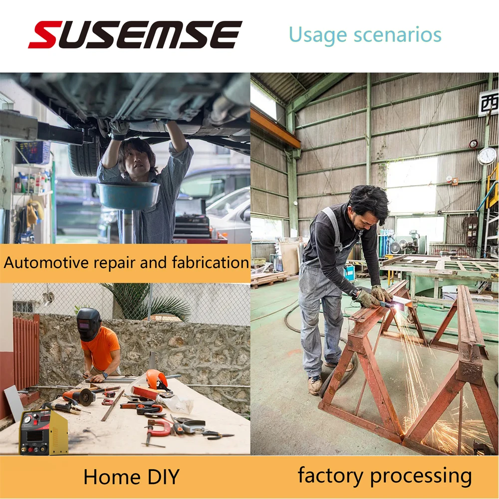 SUSEMSE Plasma Cutter 55P Amp HF IGBT Inverter  Portable Air Plasma Cutting Machine with Accessories 12MM Clean Cut for Metal 4