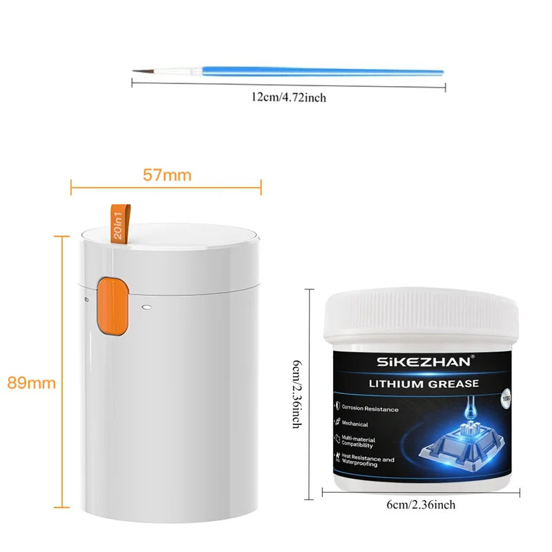 Ultimate Mechanical Keyboard Maintenance Kit - Comprehensive 20-in-1 Cleaning & Lubrication Solution