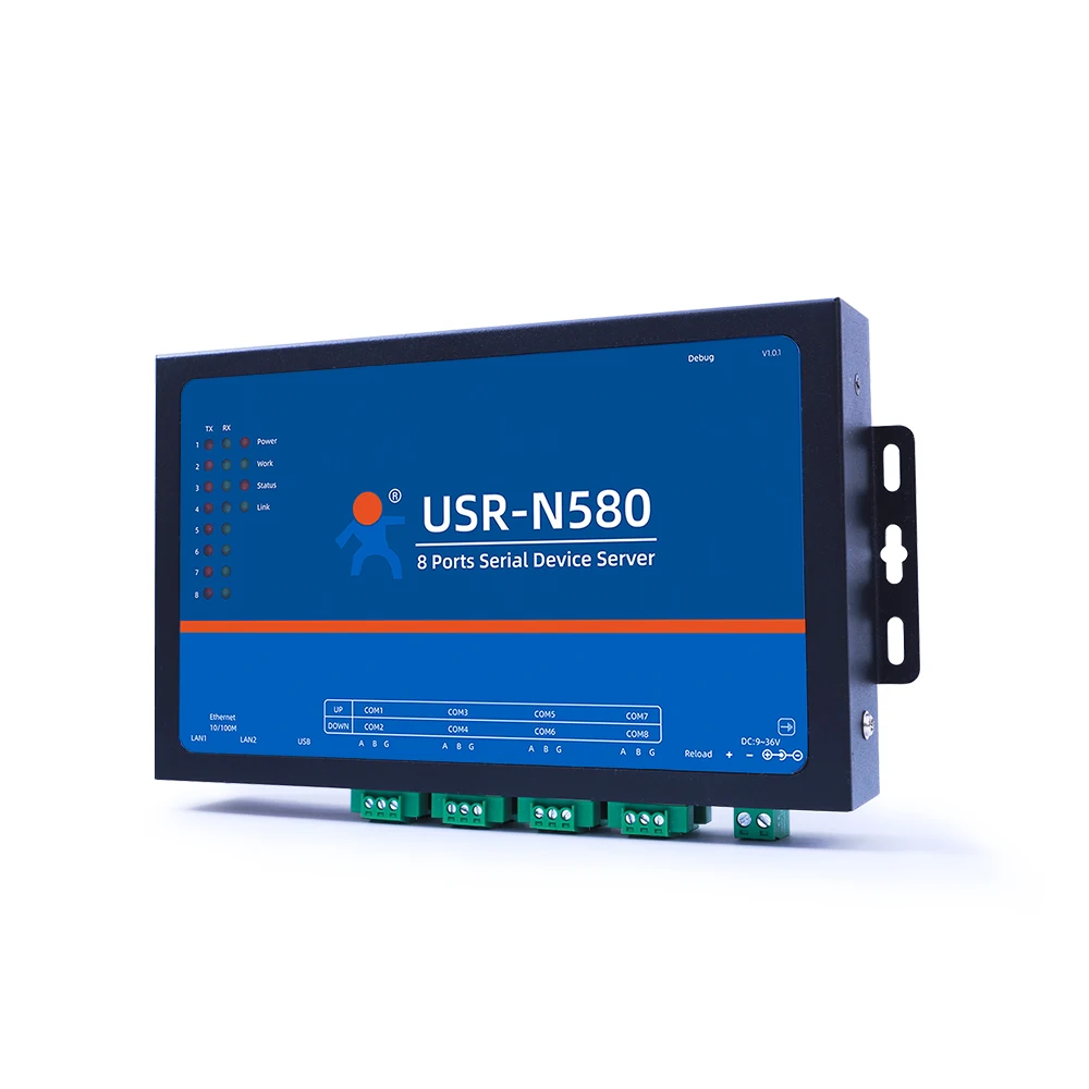 

8 портов RS485, последовательный Ethernet-конвертер, IOT сервер шлюза Modbus RTU в Modbus