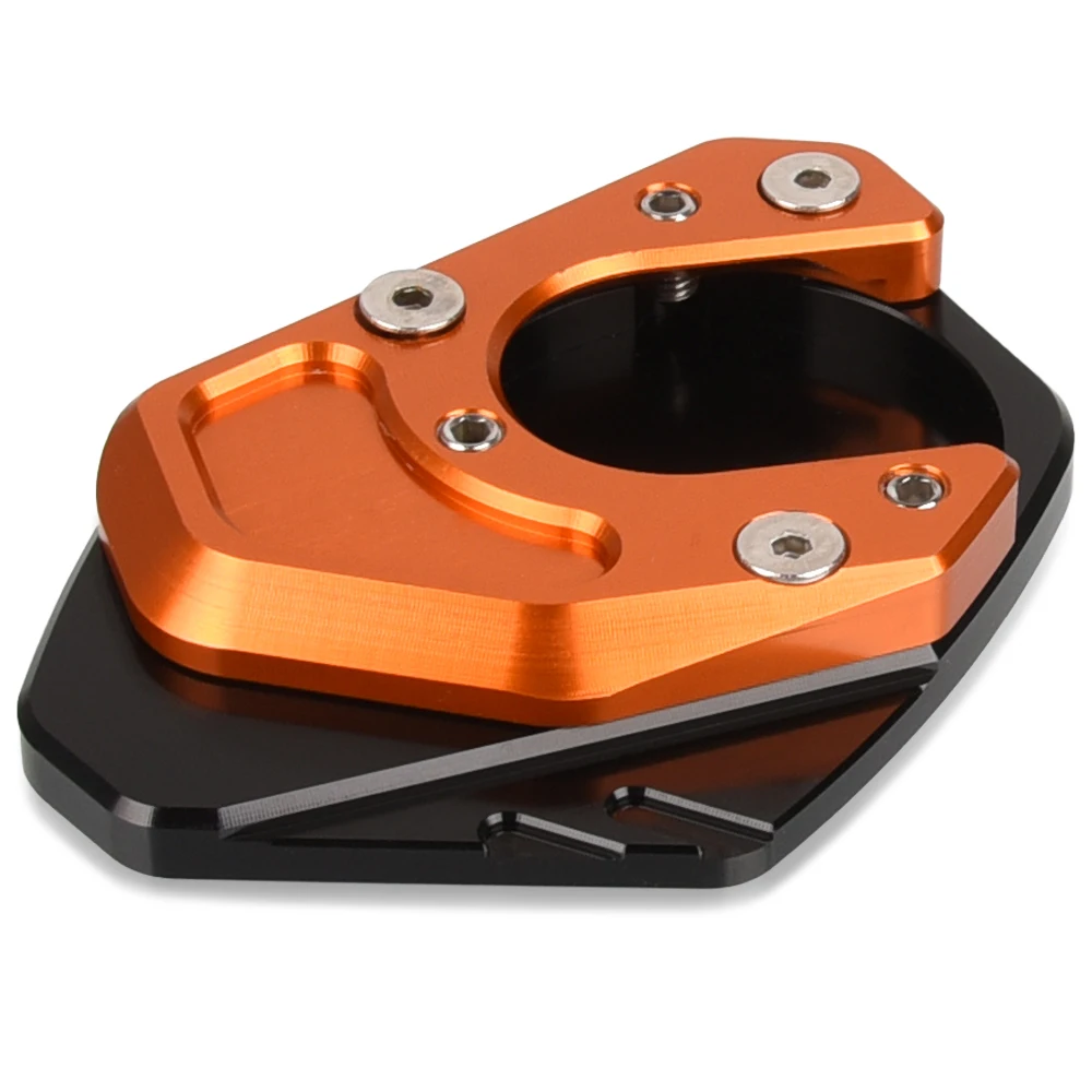 Kickstand Side Stand Enlarger Foot Stand Extension Pad Plate Base for 990 Adventure R S 2006 2007 2008 2009 2010 2011 2012 motorcycle kickstand extender motorcycle kickstand pad motorcycle kickstand