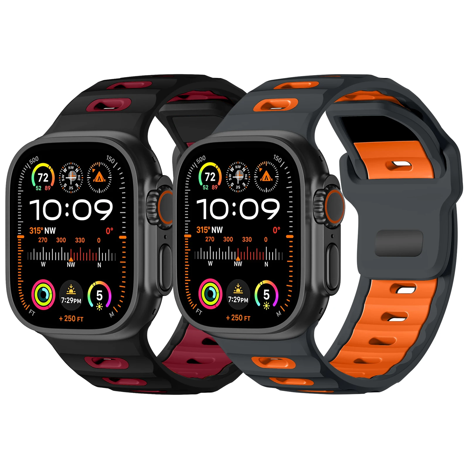 ตัวเลือกสินค้า สร้อยข้อมือซิลิโคน Apple Watch หลายขนาด ใส่สบาย ทนทาน