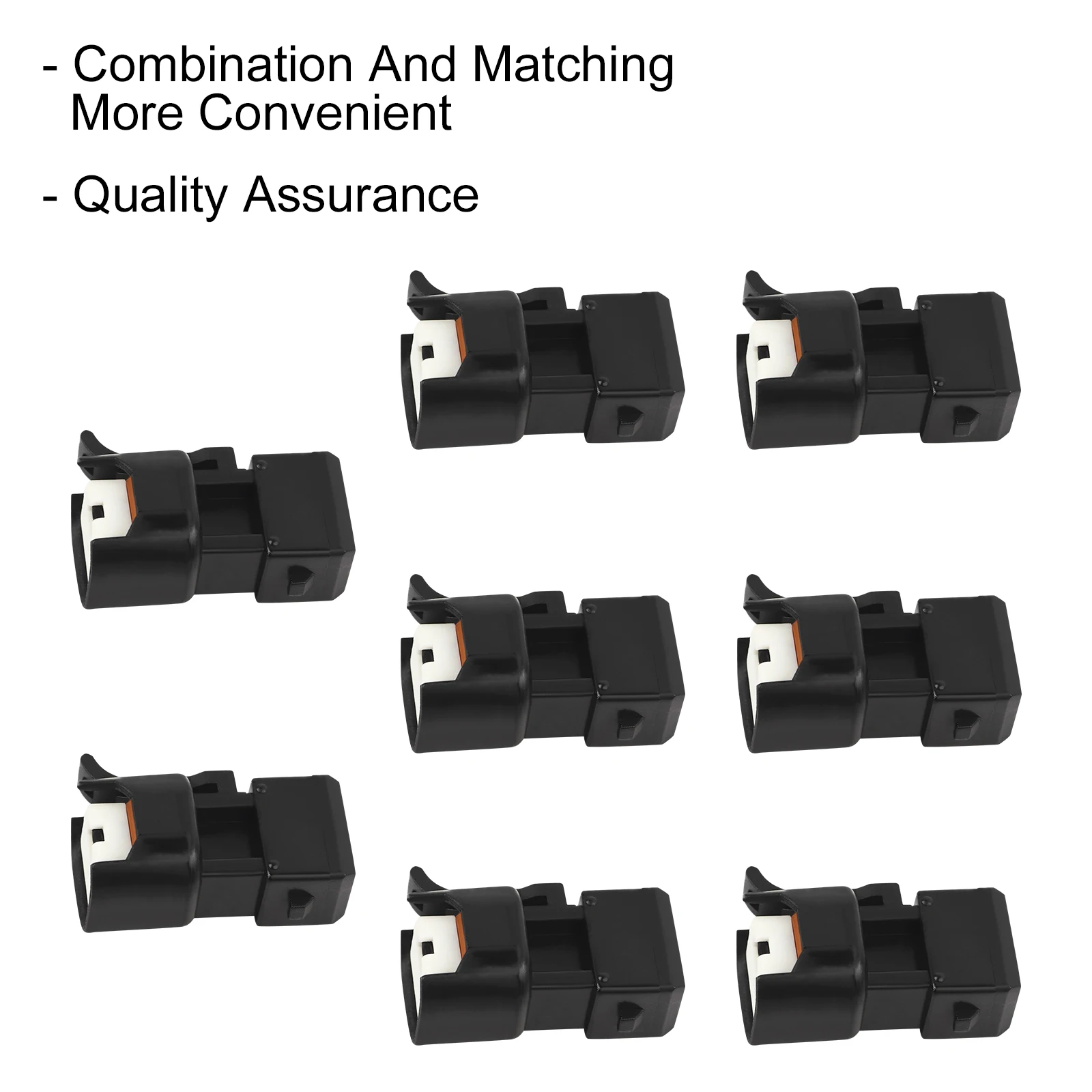 LS1 EV1 To EV6 EV14 USCAR Adapts LS2 LS3 LSX LT1 Fuel Injector Connectors Adapters fuel injector extender adaptor 8Pcs