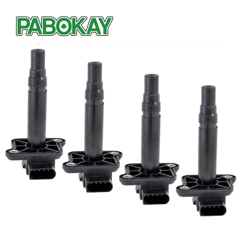 

Set of 4 Brand New Ignition Coil for Audi A3 A6 A8 RS6 S3 S6 S8 TT 1.8L T 4.2L 06B905105 06B905115 06B905115B 06B905115E
