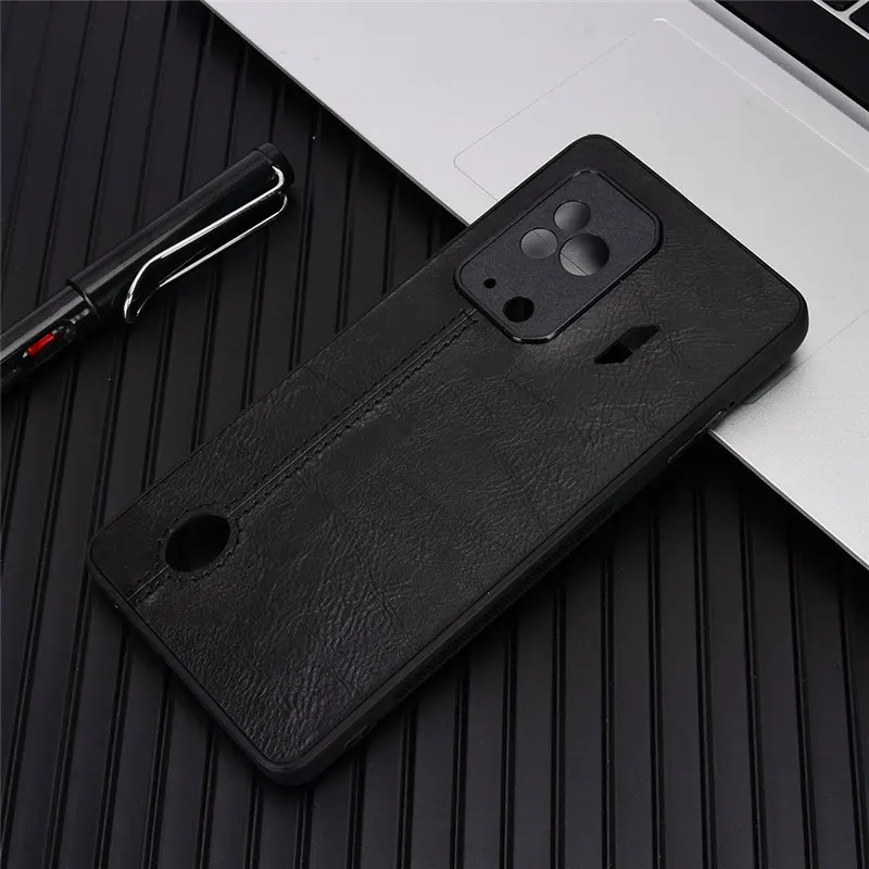 Premium PU Leather Shockproof Hard Back Cover