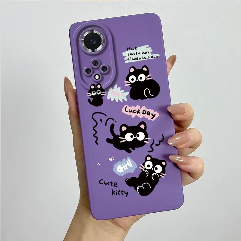 Soft Silicone Sweet Painted Protective Back Cover - Cute Printed Phone Case