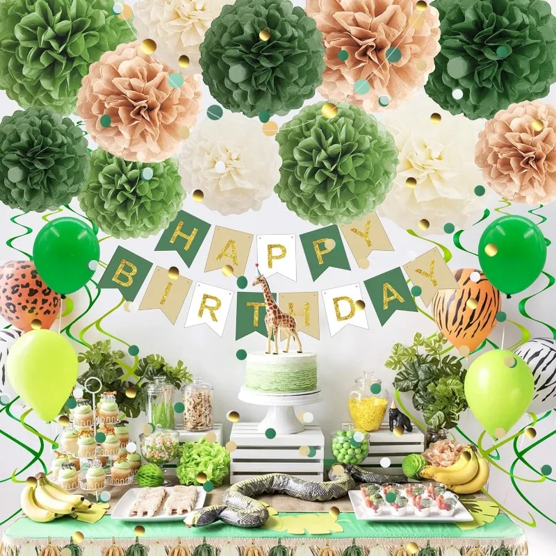 VICTERR Set di decorazioni per il 16° compleanno per ragazze, oro rosa, 16 pezzi, con festone di compleanno, palloncini, striscione Happy Birthday