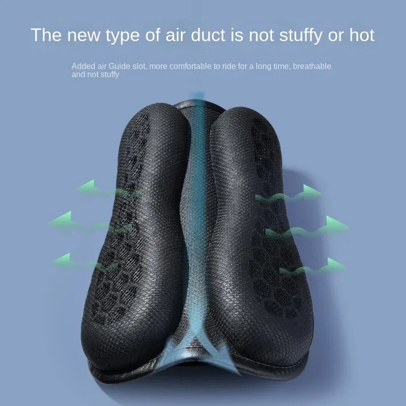 Four Seasons Universal Motorcycle Seat Cushion Elastic Memory Gel Seat Cushion Shock Absorption Antibacterial Seat Cushion
