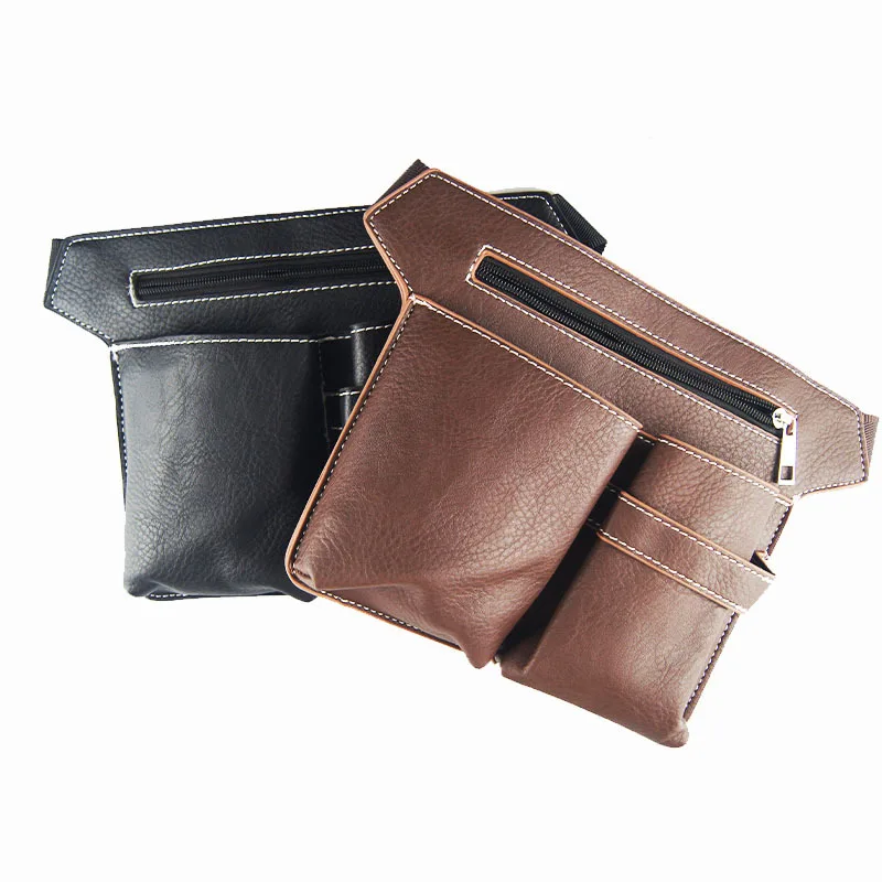 Vintage Hairdressing Scissors Bag Hairstylist Waist Bag Haircut New Pet Grooming Scissors Shoulder