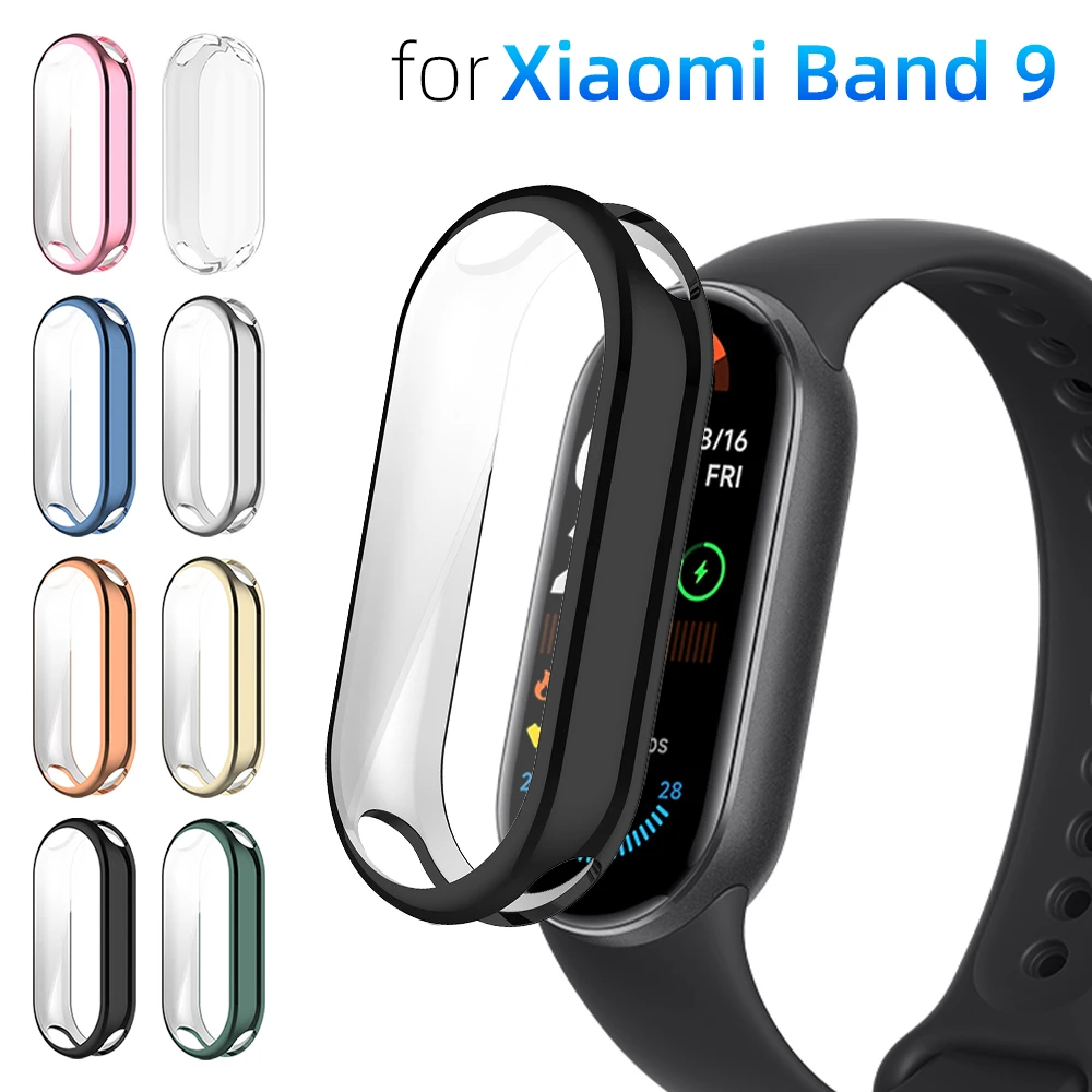 All-Around Soft TPU Protective Bumper Case for Fitness Tracker Screen