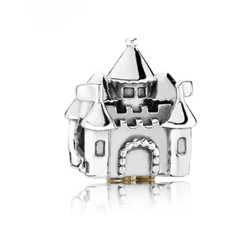 New Fashion Charm Original Footprint Wine Cup Crown Beads Suitable for the original Pandora Lady Bracelet Jewelry Gift