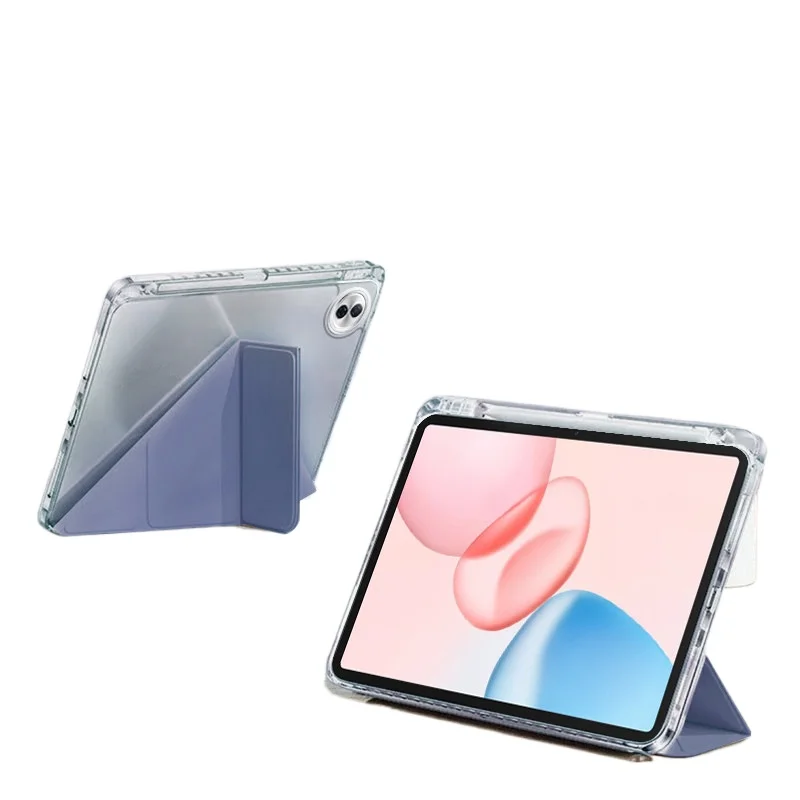 Magnetic Trifold Smart Cover with Pencil Holder and Auto Sleep Feature