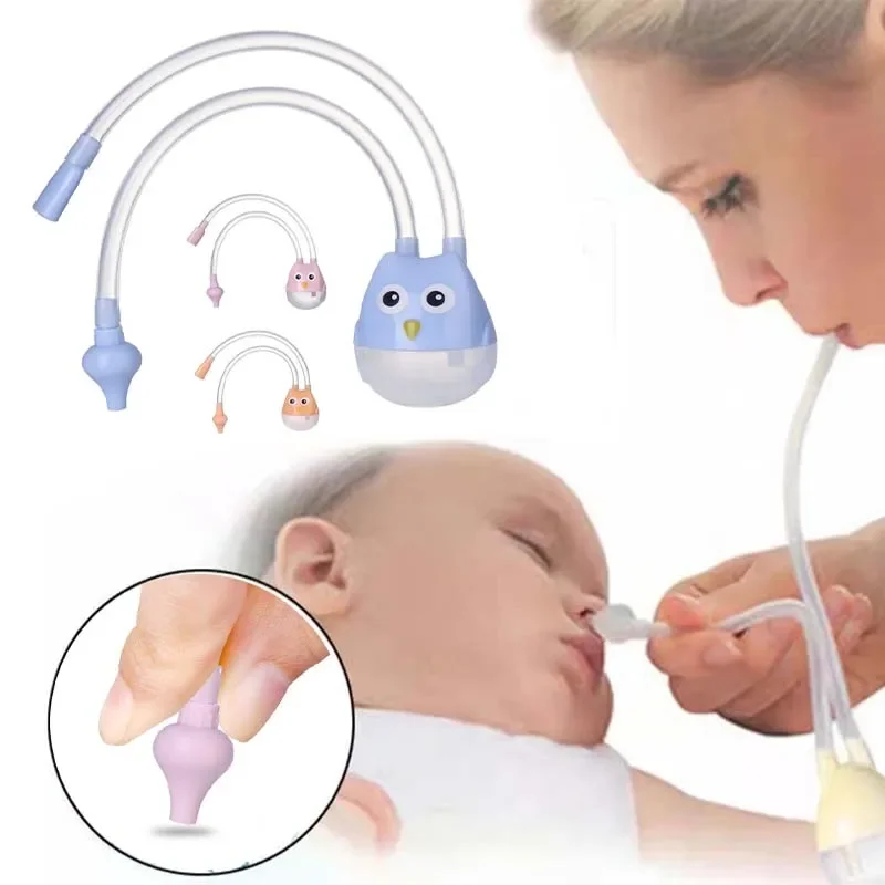 

Baby Nasal Aspirator Infant Nasal Suction Snot Cleaner Baby Mouth Suction Catheter Children Cleansing Sucker Nose Cleaning Tools