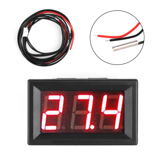 DC 12V LED Termometro Digitale Display + Sensore -50~110C - Foto 9