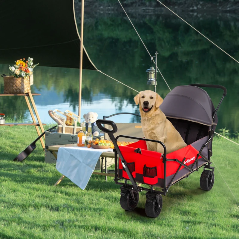 

Роскошная популярная прогулочная коляска для больших собак со съемной коляской для собак