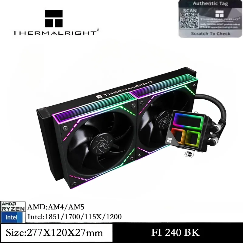 Thermalright Frozen Infinity 360 BLACK CPU Wasserk? Produktbild-Vorschau 5