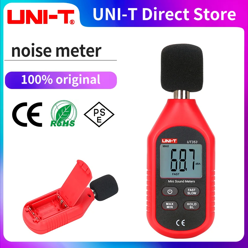Sound Level Meter UNI-T UT353 UT353BT Digital Noise Measuring Tester