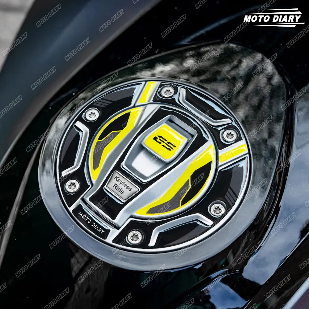 3D 오토바이 연료 탱크 캡 스티커 보호 데칼, Motorrad R1250GS R1200GS F850GS F750GS ADV 트리플 블랙