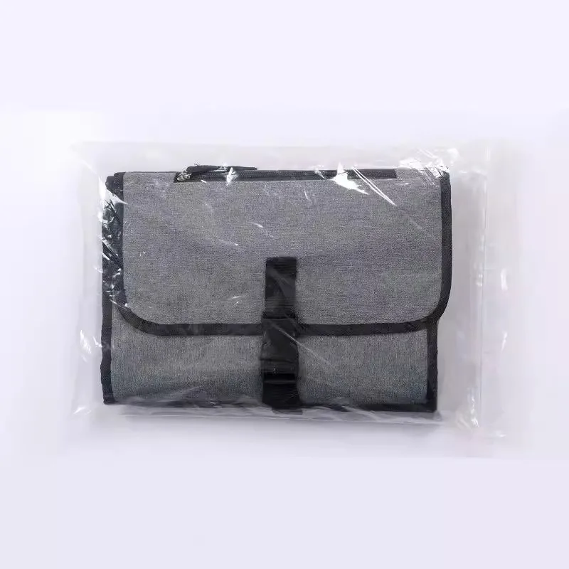 Portable Playtime Changing Pad Foldable Baby Changing Pad with Pockets Newborn Waterproof Travel Diaper Station Kit