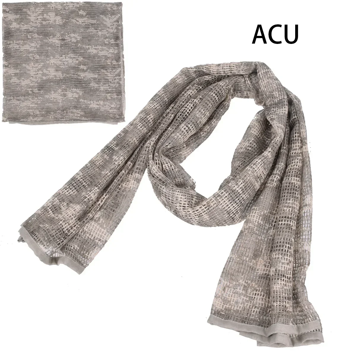 Camouflage Mesh Outdoor Scarf and Head Wrap