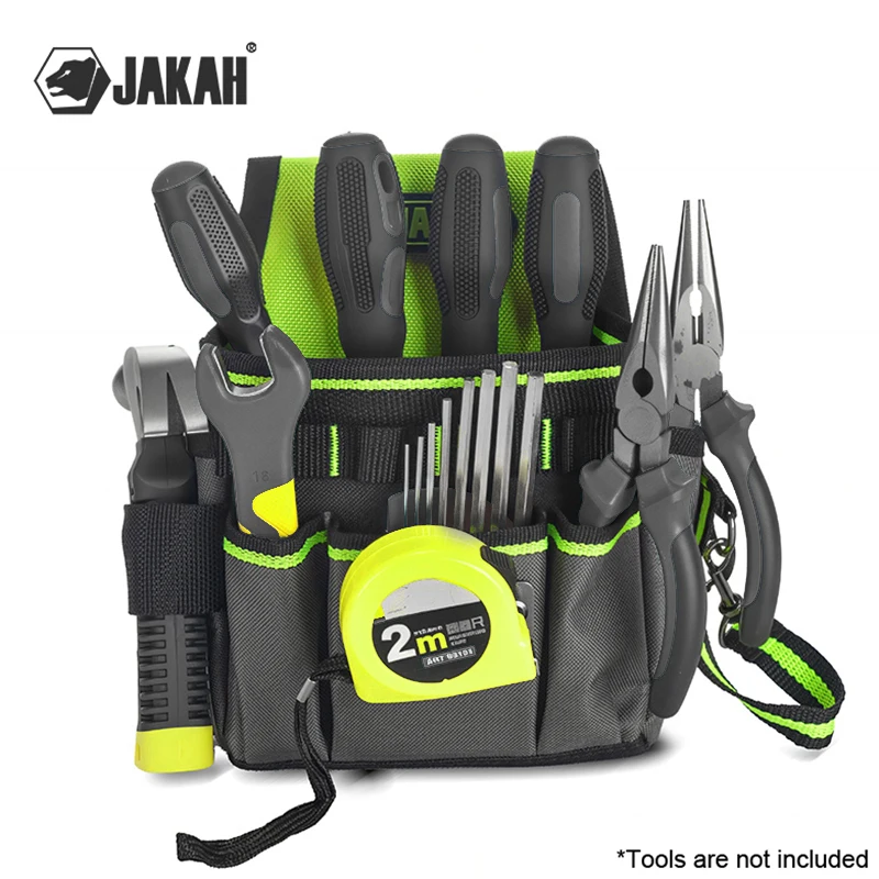 Jakah Electrician Tool Pouch Premium Professional Multi-Pocket Organizer HL148