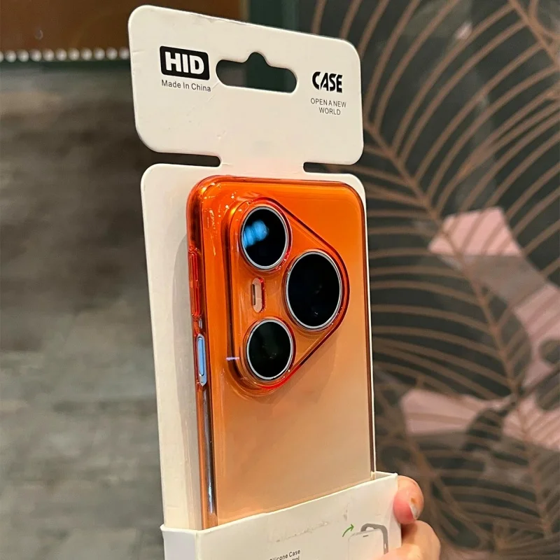 Ultra Thin Transparent Gradient Armor Case - Colorful & Durable Protective Cover