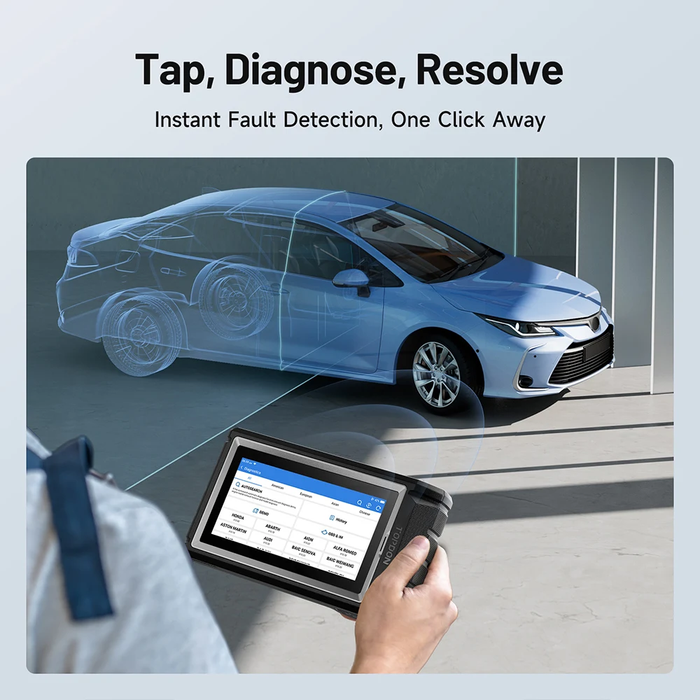 탑돈 AD800BT 2 FCA 게이트웨이 액세스 진단 스캐너 도구(CAN-FD 프로토콜 지원 OBD2 자동차 진단 스캐너 도구 포함)
