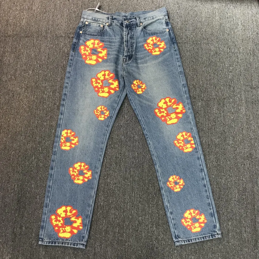 saferido American y2k Hip Hop High Street Jeans Men's and Women's Fashion Brand Loose Large Leg Punk Style Straight Black Pants