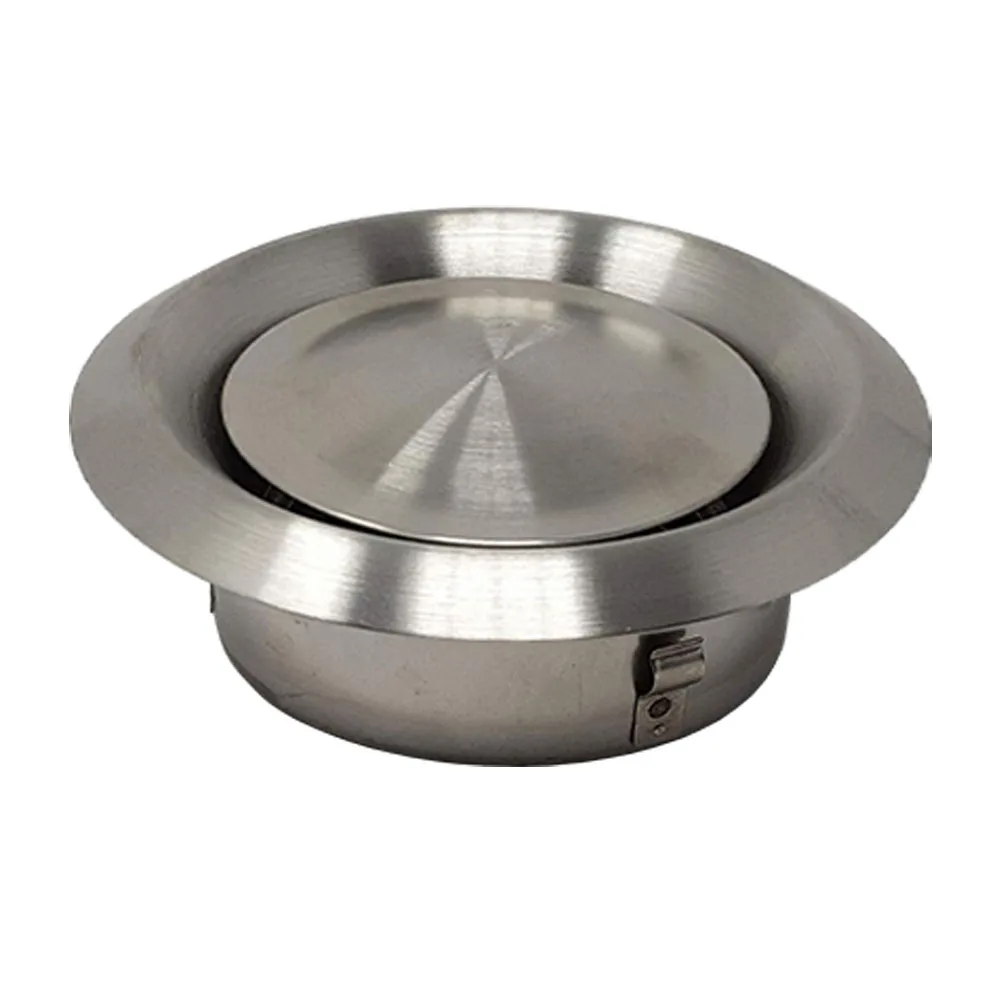 Wall Air Vent Outlet Stainless Steel Metal Cover Exhaust Grille 100 125 150mm For Tumble Dryer Vents Bathroom Vents