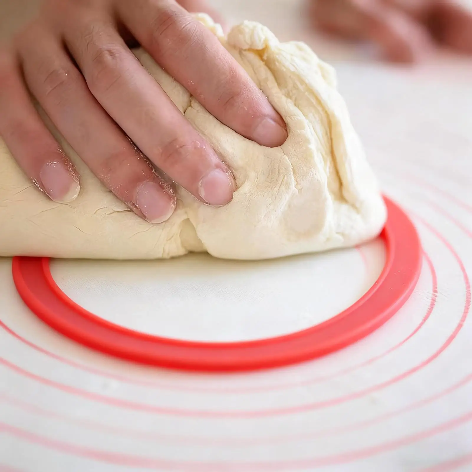 Silicone Pastry Mat Non Stick Baking Supplies 15.75x11.81 Inch Silicone Pie Crust Mat For Cutting Cookie Bread Pizza Kitchen