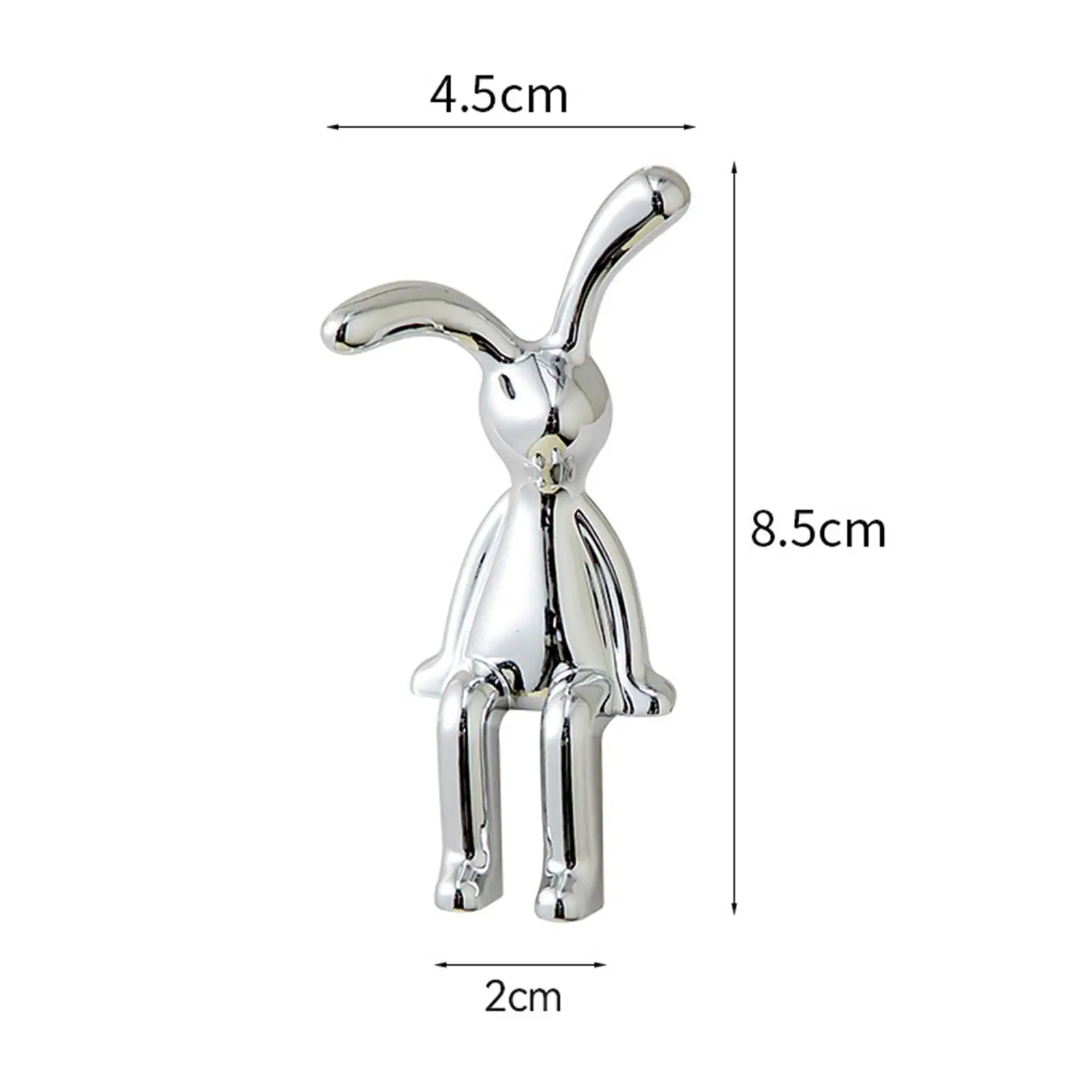 Cute Rabbit Statue Desk Collection Decorative Accents Birthday Gifts Spring Decoration for Holiday Party Shelves Home Decoration