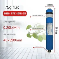 เครื่องกรองน้ำระบบ400GPD 50/75/100/150//เครื่องกรองน้ำระบบออสโมซิสผันกลับสำหรับใช้ในห้องครัว 3