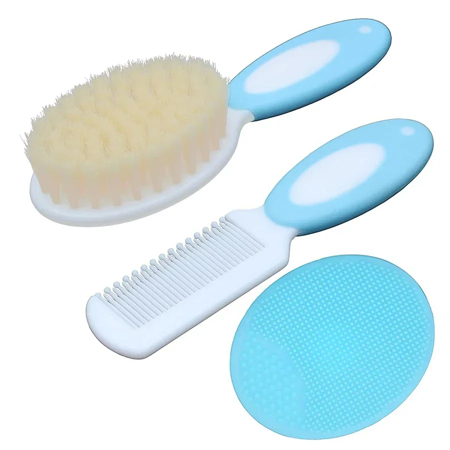 Gentle Infant Hair Care & Massaging Brush Set