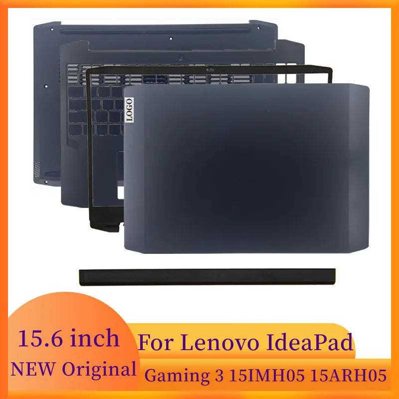 Screen LCD Back Cover Front Bezel Hinges Cover Palmrest Bottom Case For Lenovo IdeaPad Gaming 3 15IMH05 15ARH05 Laptops