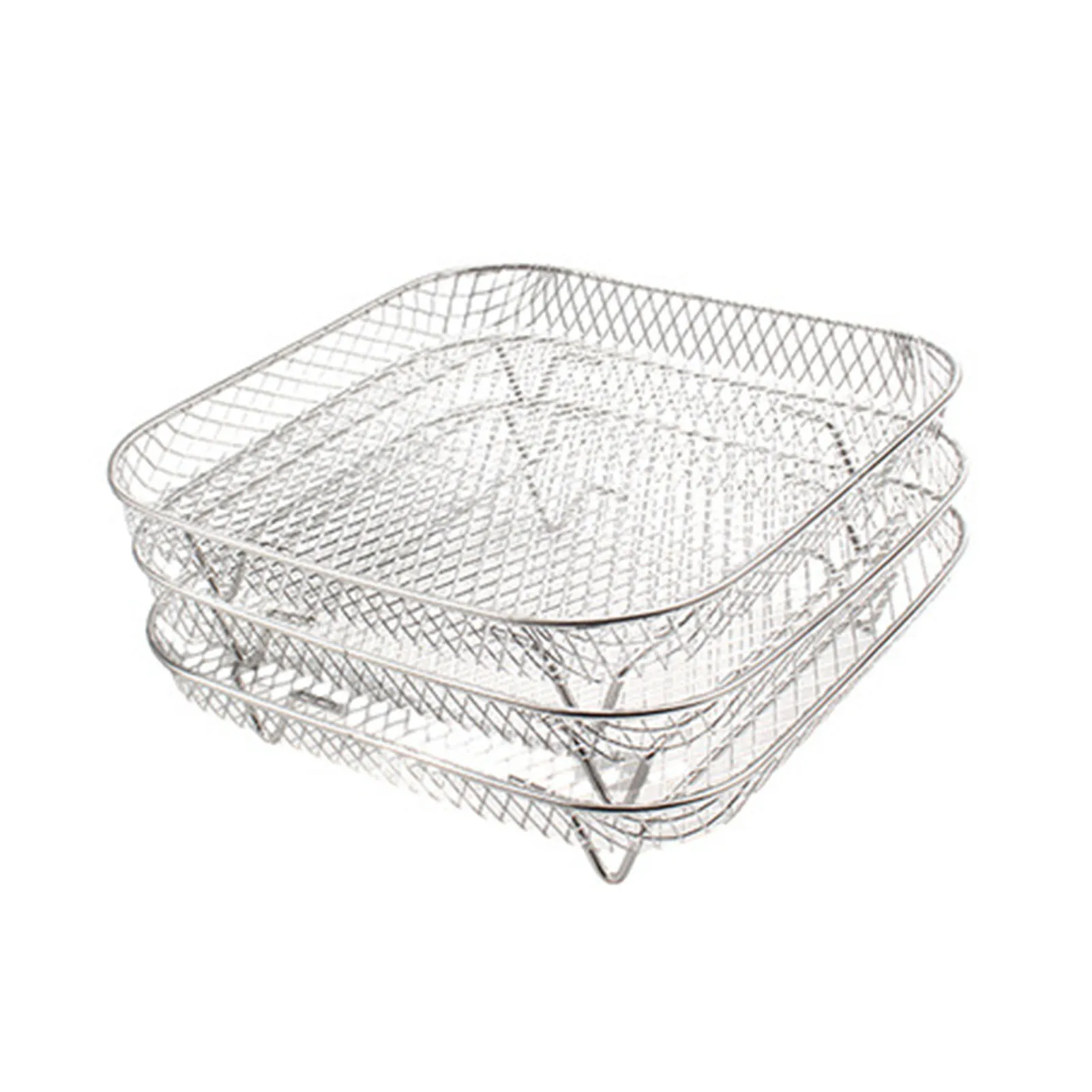 

Air Fryer Mesh Tray Racks Easy to Use and Clean BBQ Grill Rack Suitable for Baking Roasting