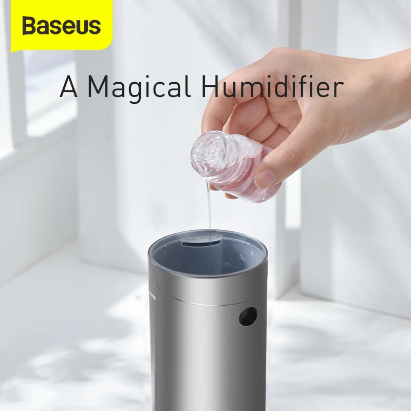 Baseus Car Air Humidifier Purifier Aroma Essential Oil Diffuser Auto Nano Disinfectant Diffuser Air Freshener For Home Office air humidifier air freshener air purifier