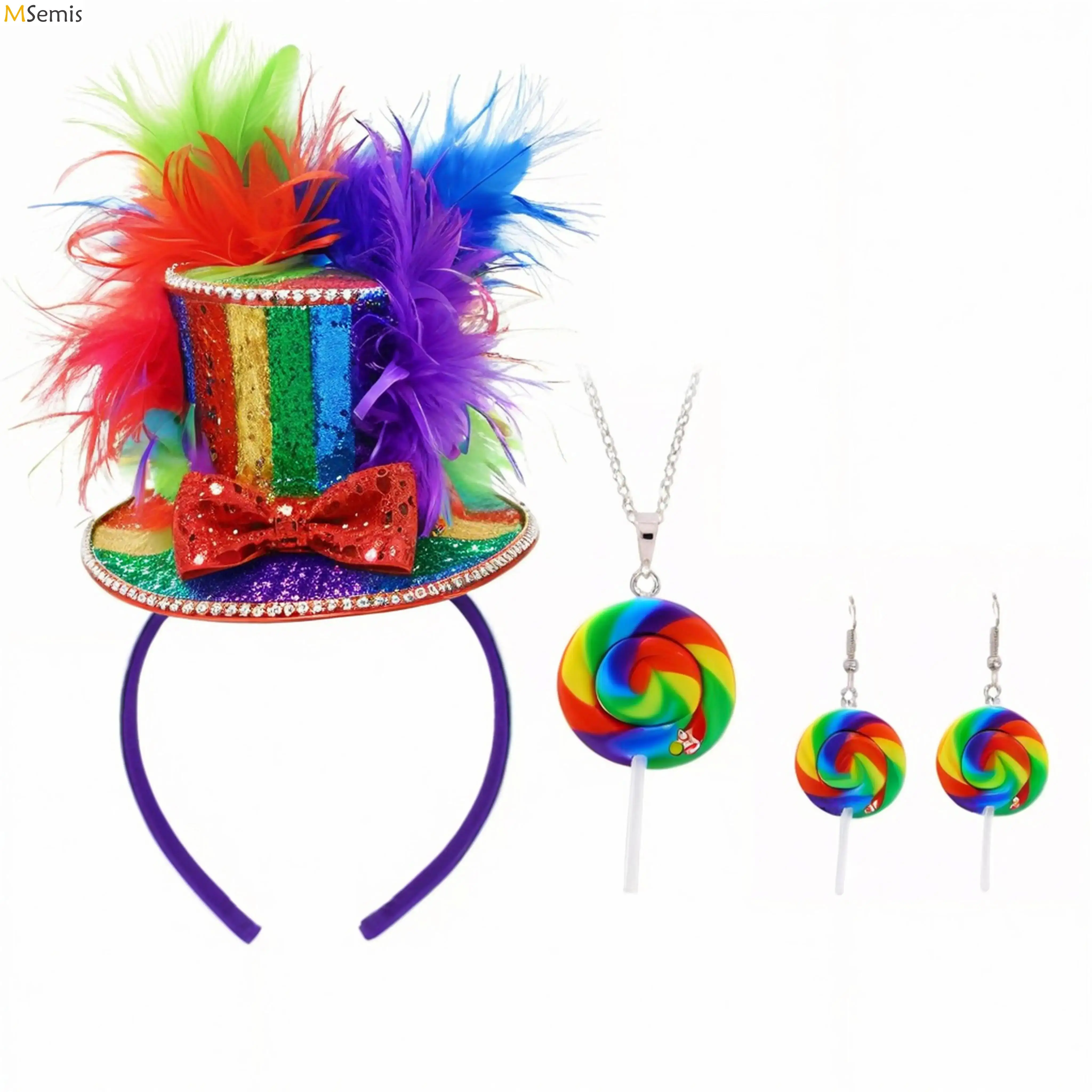 Fascinators Headwear Women Circus Ringmaster Costumes Mini Top Hat Hair ...