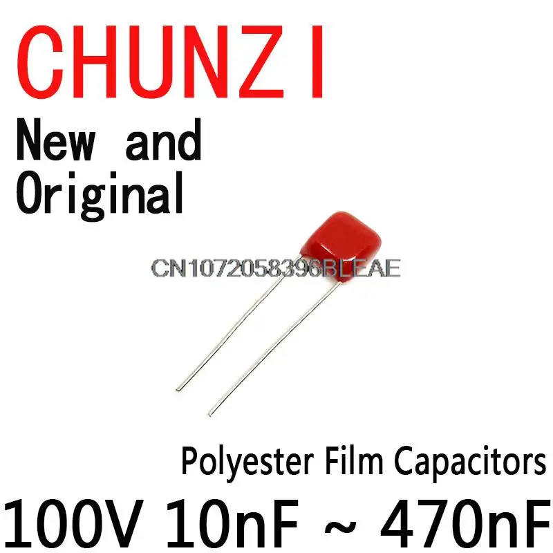 

Комплект 100 шт. = 10 значений * 10 шт. Металлизированные конденсаторы для полиэфирной пленки, набор в ассортименте CBB 100 в 10 нФ ~ НФ