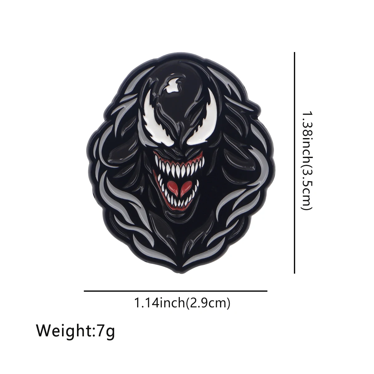 Vibrant Comic Enamel Pin - Trendy Brooch
