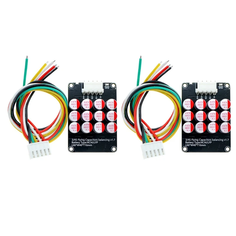 4S Active Equalizer Balancer Lifepo4 / Lipo/ LTO Battery Energy Equalization Capacitor BMS Board