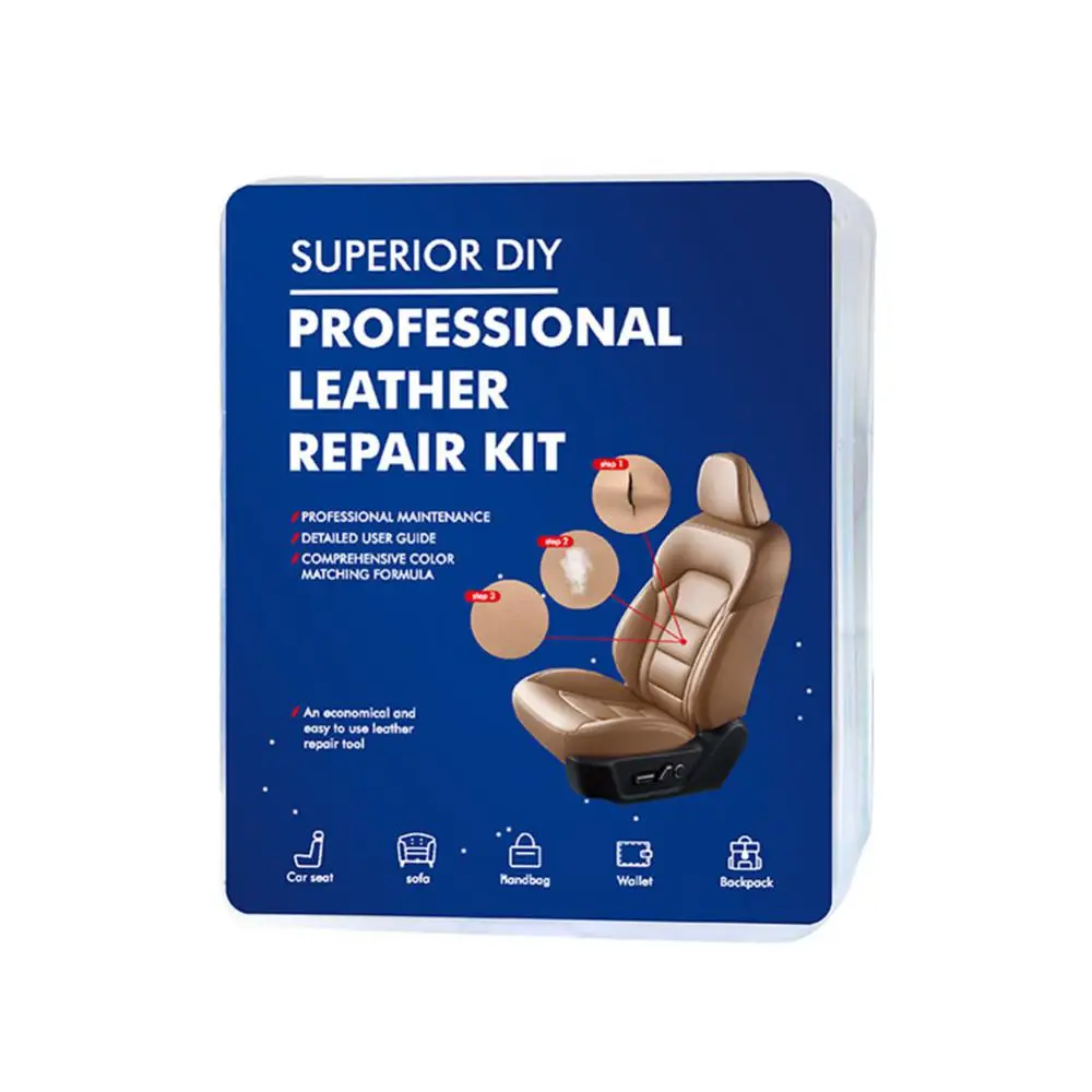 Color Leather Repair Tool Kit Repair Leather Burns Scratches Abrasion Aging And Cracks Cream leather repair gel leather repair kit