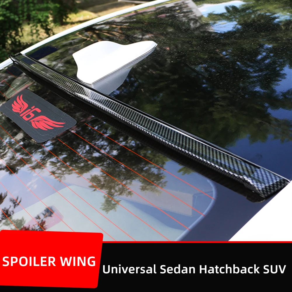 UniversalCarSpoilerWingsFreePerforatedRearCenterRoofWindow