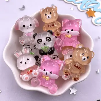 10PCS Resin Kawaii Colorful Cartoon Flatback Scrapbook DIY 1