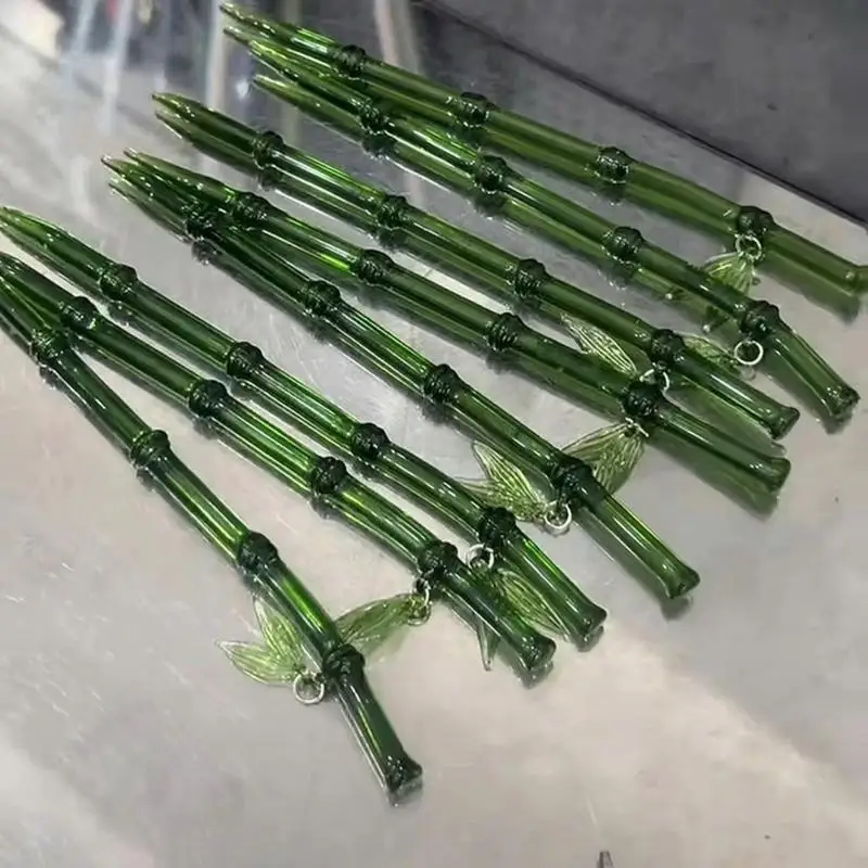 Chinese Hair Sticks Asian Chinese Hanfu Hair Sticks Handmade Classic Fork With Leaves Pendants For Long Women