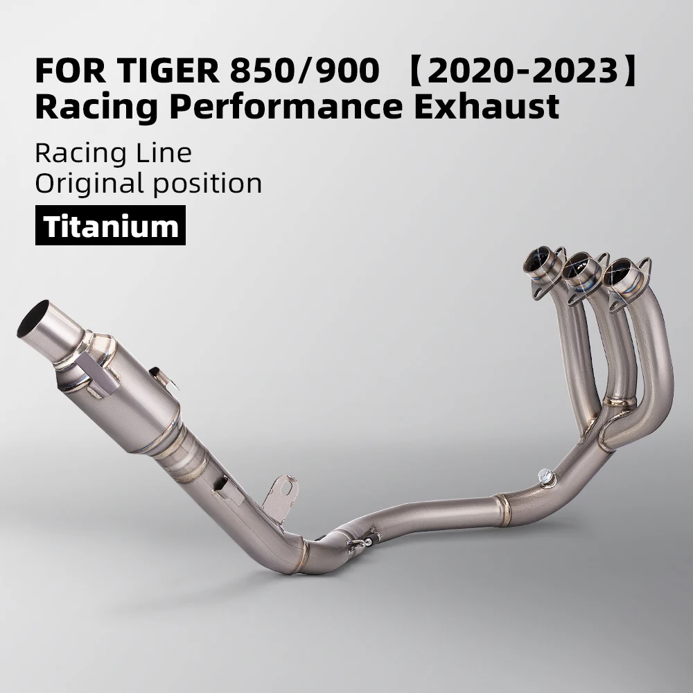 

For Triumph Tiger 900 Tiger 850 titanium Exhaust System link Original muffler 2020-2023