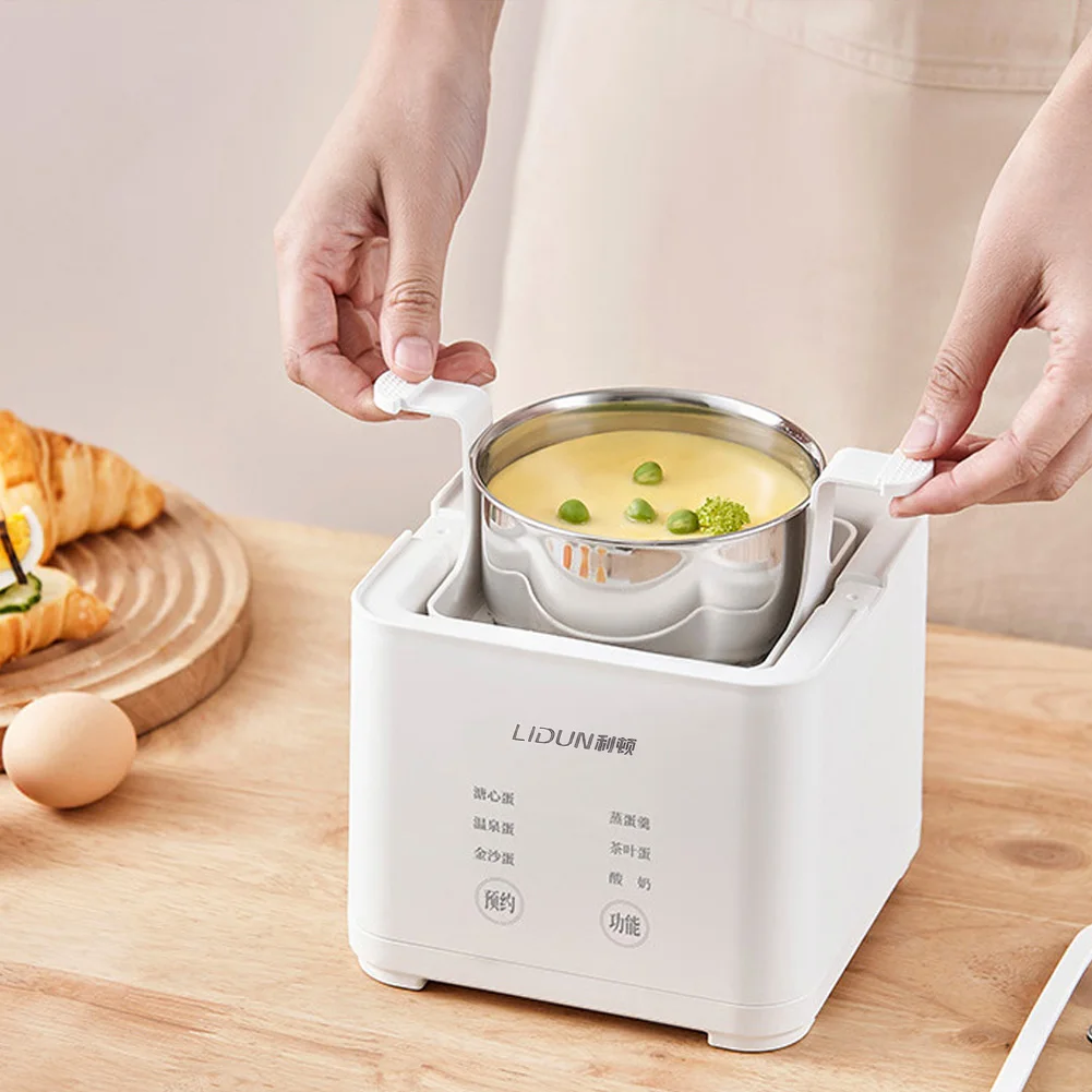 Description Picture 5 of item220V Smart Egg Cooker 300W Automatic Steamed Boil Breakfast Machine Electric Egg Boiler Egg Custard Steaming Cooker