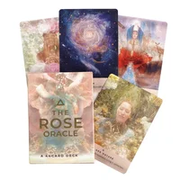 44-Card Deck The Rose Oracle Cards Dreamy Romantic Beautiful Design Pattern For Friends Holiday Gift Board Game Child Toys 2